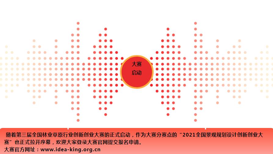 第三屆全國林業(yè)草原行業(yè)創(chuàng)新創(chuàng)業(yè)大賽在江西浮梁啟動 | 增設(shè)景觀規(guī)劃設(shè)計專業(yè)賽道